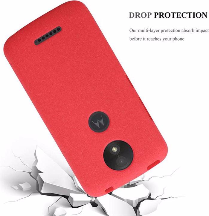 Actual product image Cadorabo TPU Frosted Cover (Motorola Moto C Plus)