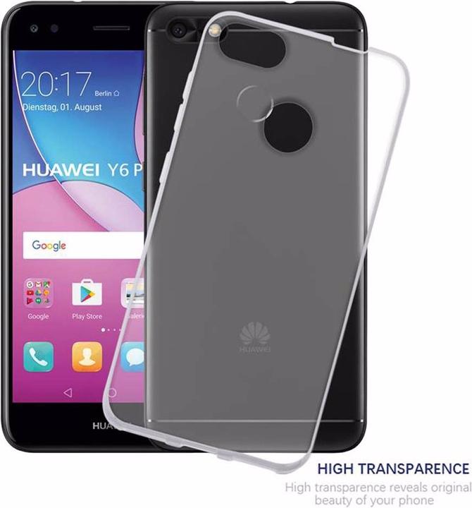 Actual product image Cadorabo TPU Ultra Slim AIR Cover (Huawei Y6 Pro (2017))