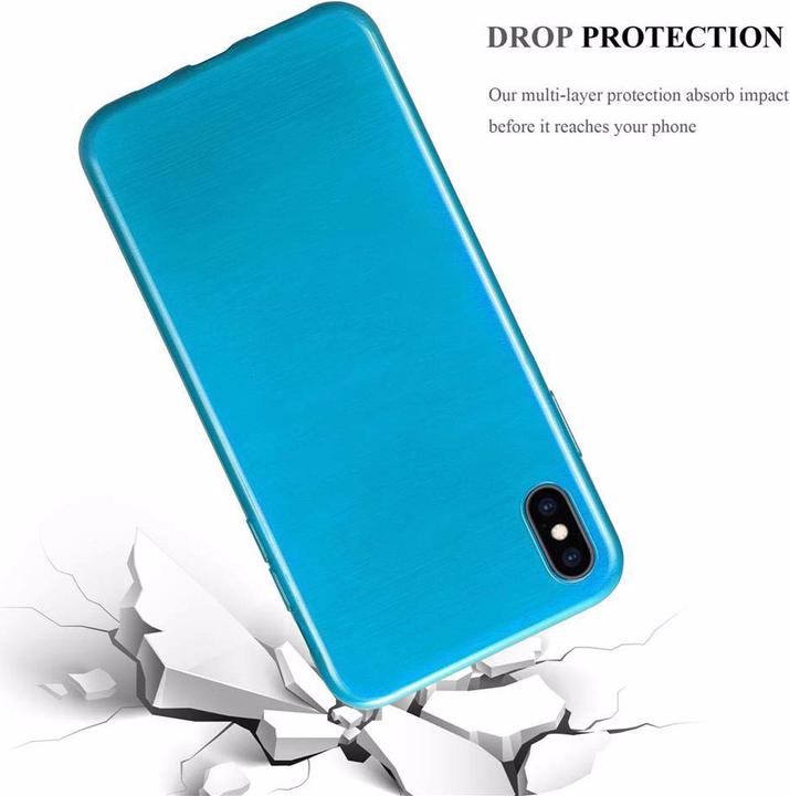 Actual product image Cadorabo TPU Brushed Cover (Apple iPhone XS Max)