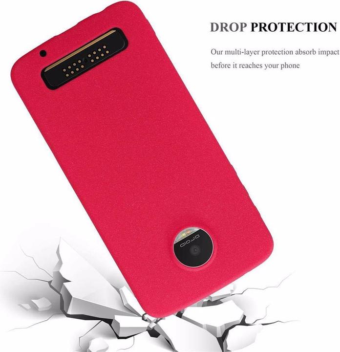 Actual product image Cadorabo TPU Frosted Cover (Motorola Moto Z Play)
