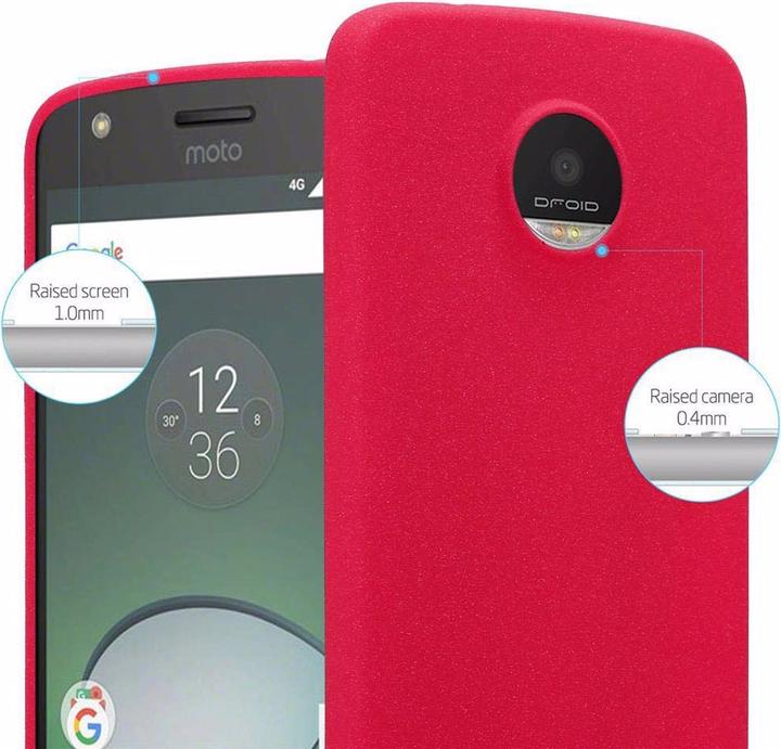 Actual product image Cadorabo TPU Frosted Cover (Motorola Moto Z Play)