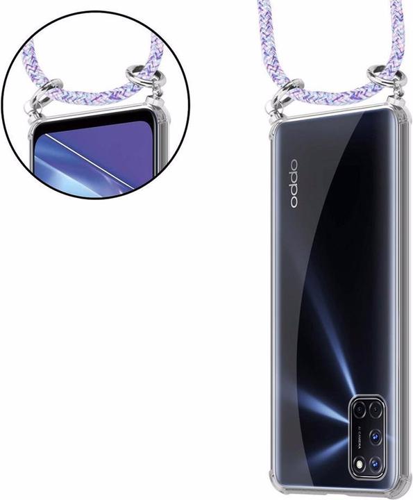 Produktbild Cadorabo TPU Handy Kette SILBER Cover