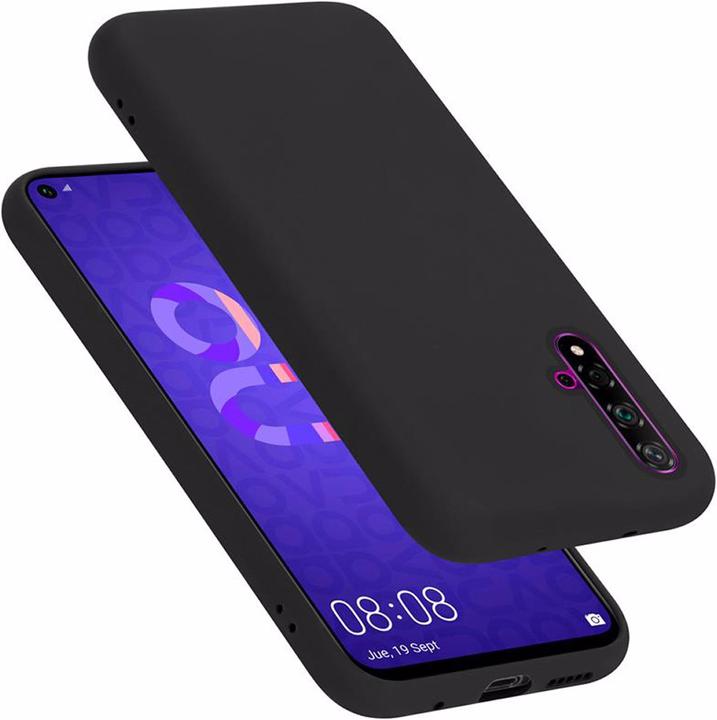 Cadorabo Copertura della cassa del silicone liquido TPU (Huawei Nova 5T, Onore anni '20, Huawei P20)