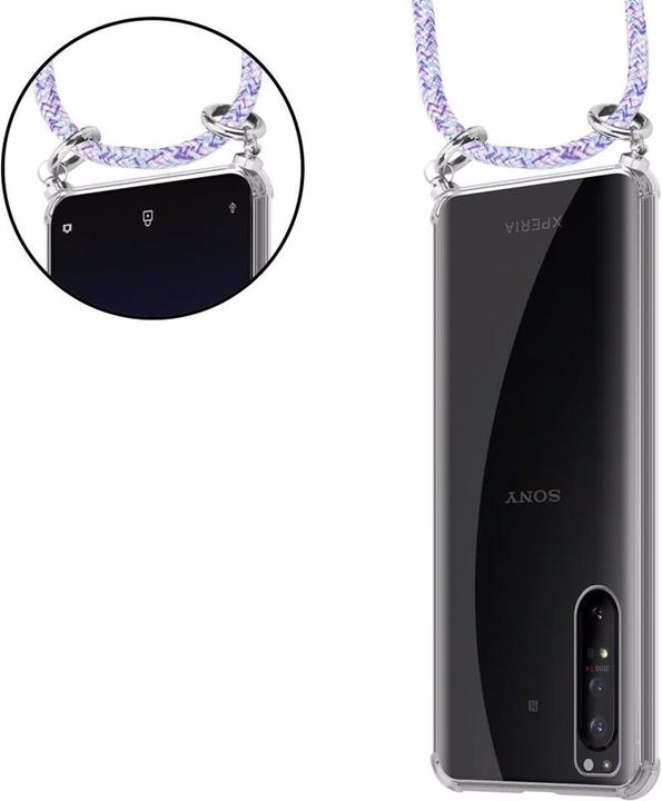 Produktbild Cadorabo TPU Handy Kette SILBER Cover