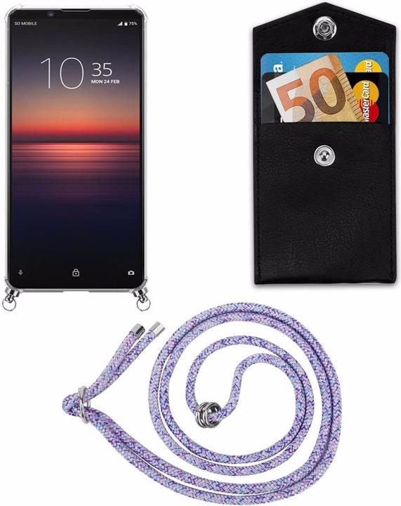 Produktbild Cadorabo TPU Handy Kette SILBER Cover