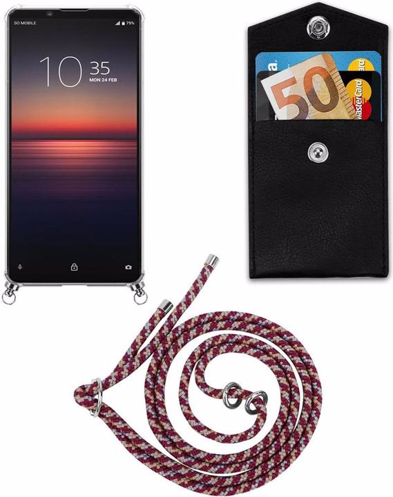 Produktbild Cadorabo TPU Handy Kette SILBER Cover