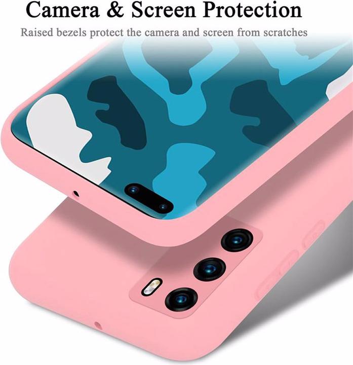 Image du produit Cadorabo TPU Liquid Silicone Case Cover (Huawei P40)