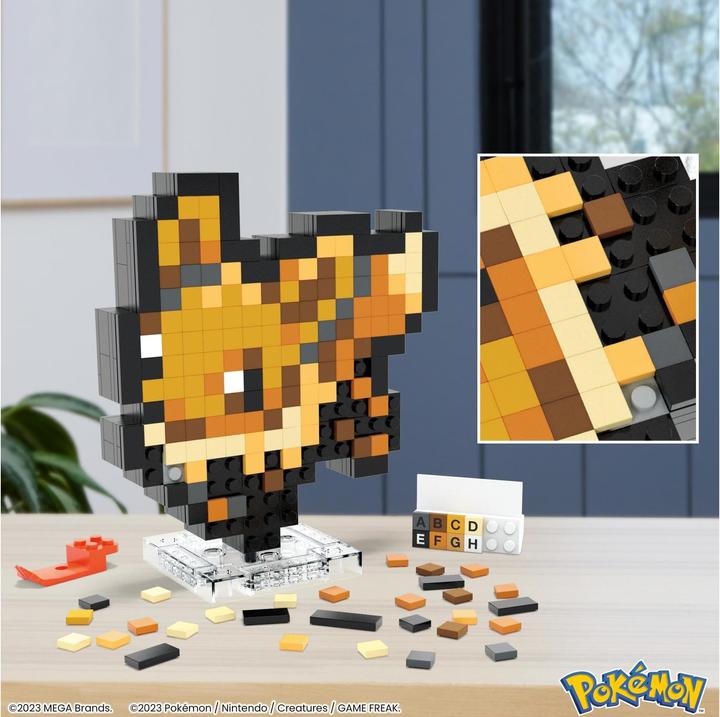 Produktbild MEGA Pokémon Evoli Pixel Art