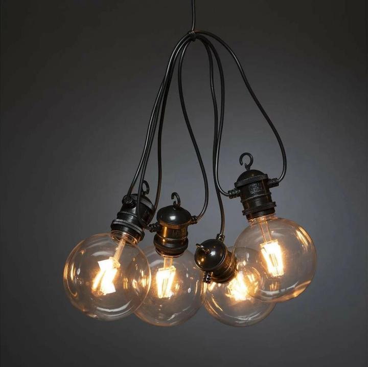 Immagine prodotto Konstsmide 10 LED catena luminosa Retro 4,50 m colore luce ambra dimmerabile (4.50 m)