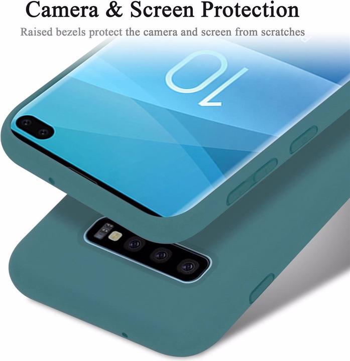 Immagine prodotto Cadorabo Copertura della cassa del silicone liquido TPU (Samsung Galaxy S10+)