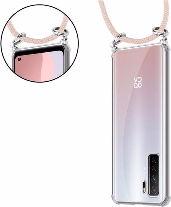 Produktbild Cadorabo TPU Handy Kette SILBER Cover