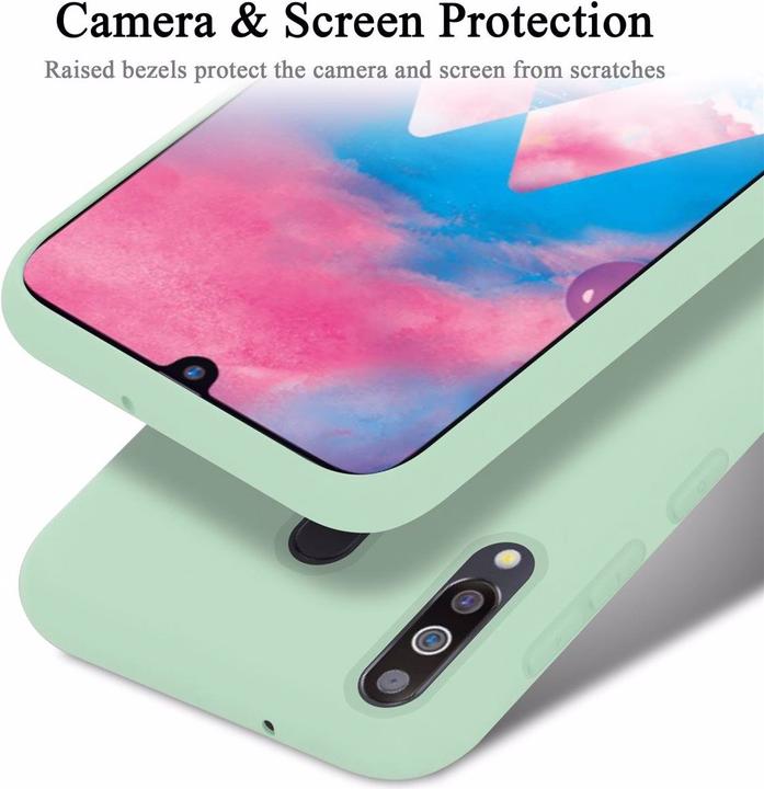 Actual product image Cadorabo TPU Liquid Silicone Case Cover (Samsung Galaxy A40s, Samsung Galaxy M30)
