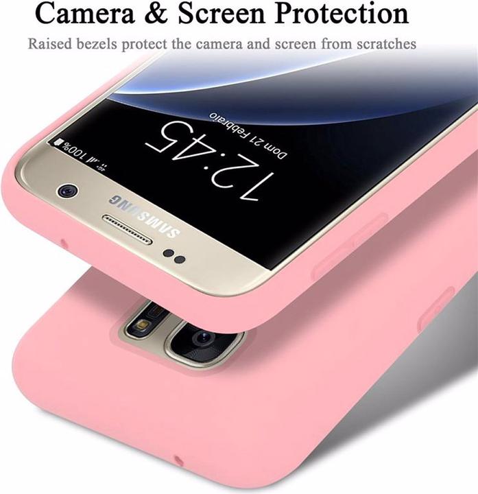 Actual product image Cadorabo TPU Liquid Silicone Case Cover (Samsung Galaxy S7)