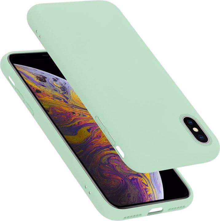Immagine prodotto Cadorabo Copertura della cassa del silicone liquido TPU (Apple iPhone X, Apple iPhone XS)