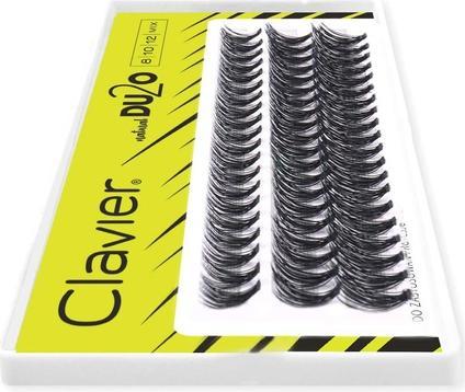 Clavier Du2O Double Volume Mix Tufts Eyelashes 8Mm.10Mm.12Mm (Künstliche Wimpern)