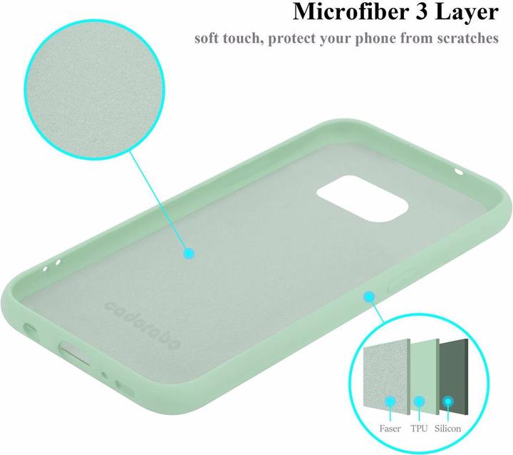 Immagine prodotto Cadorabo Copertura della cassa del silicone liquido TPU (Samsung Galaxy S7)