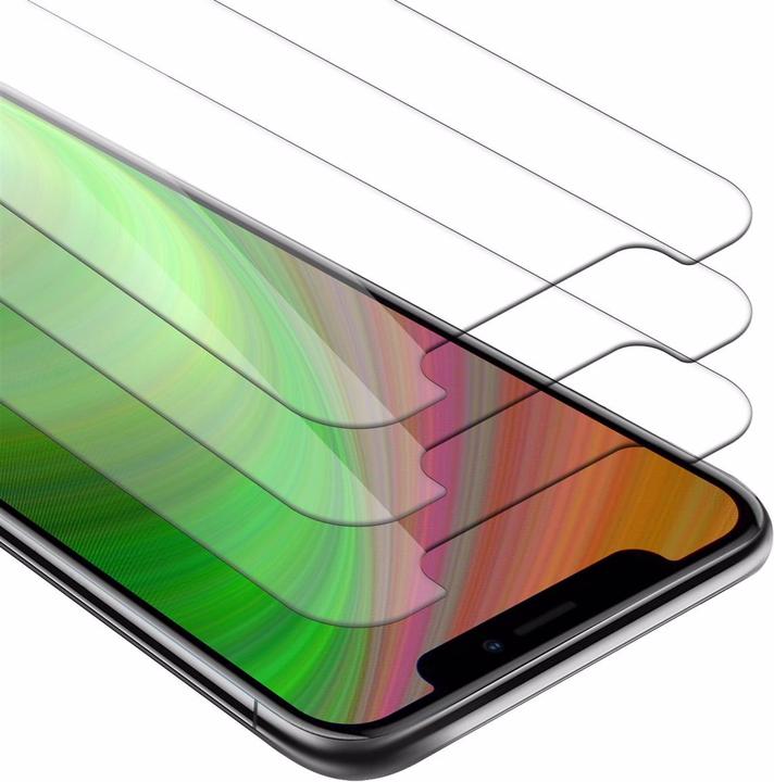 Actual product image Cadorabo Display protection glass with installation aid (3 Piece, Apple iPhone 11 Pro)