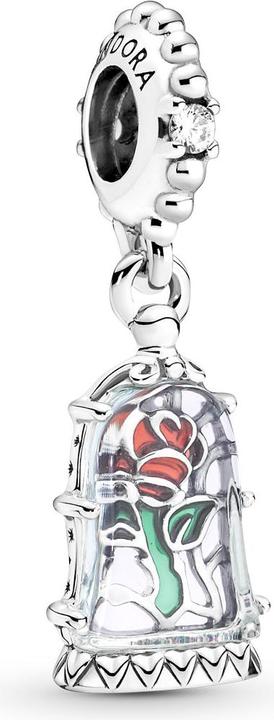 Actual product image Pandora Disney Beauty and the Beast enchanted rose (Silver 925, Enamel)