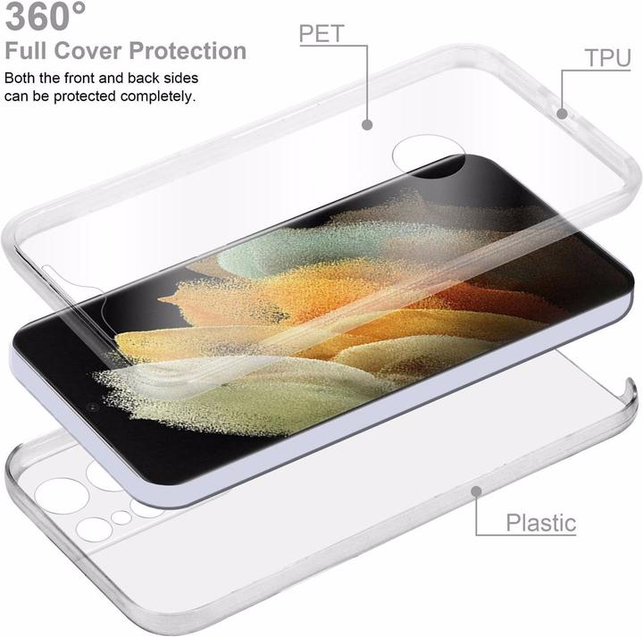 Actual product image Cadorabo TPU 360 Degree Case Cover (Samsung Galaxy S21 Ultra)