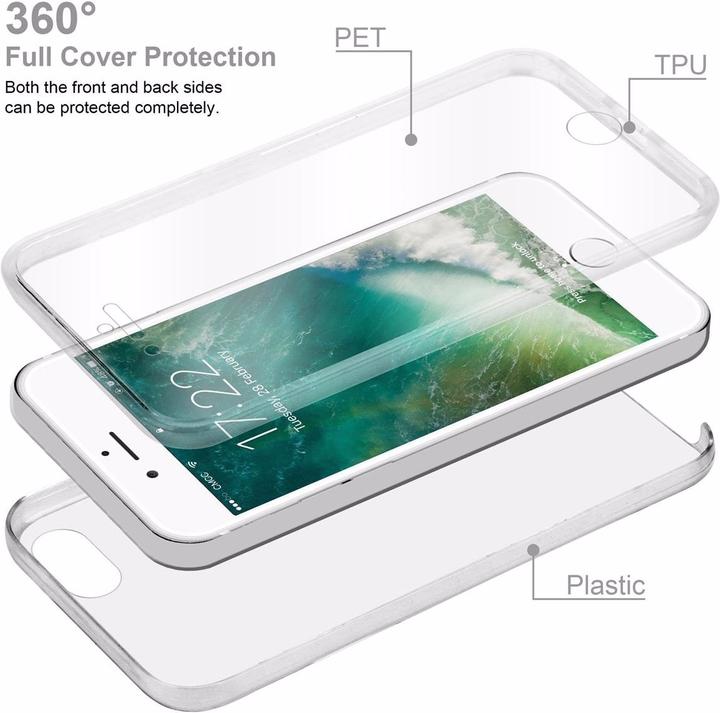 Actual product image Cadorabo TPU 360 Degree Case Cover (Apple iPhone 7, Apple iPhone SE (2nd Gen))