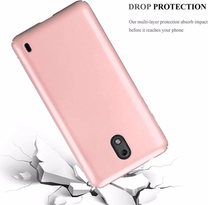 Actual product image Cadorabo Hard Cover Matt Metal Cover (Nokia 2)