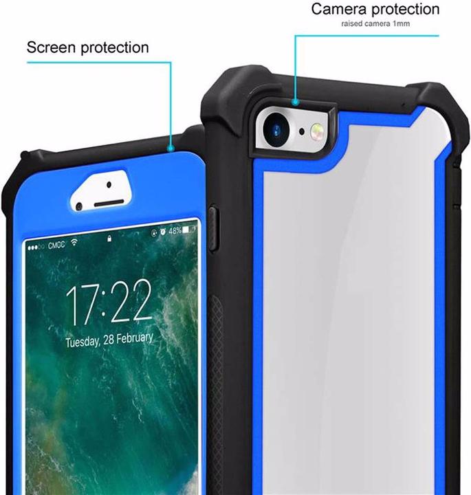 Image du produit Cadorabo Couverture acrylique hybride 2 en 1 (Apple iPhone 7, Apple iPhone SE (2ème génération))
