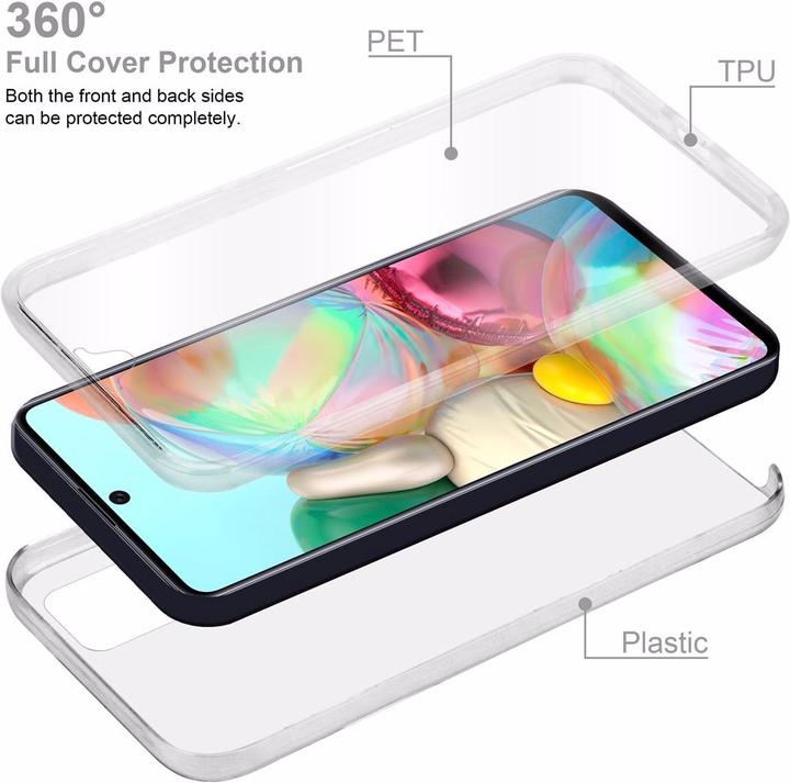 Produktbild Cadorabo TPU 360 Grad Case Cover (Samsung Galaxy A51 5G)