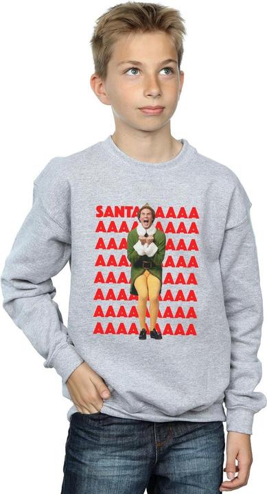 Immagine prodotto Elf Buddy Santa Scream Felpa Ragazzi (128)