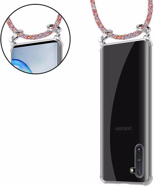 Produktbild Cadorabo TPU Handy Kette SILBER Cover