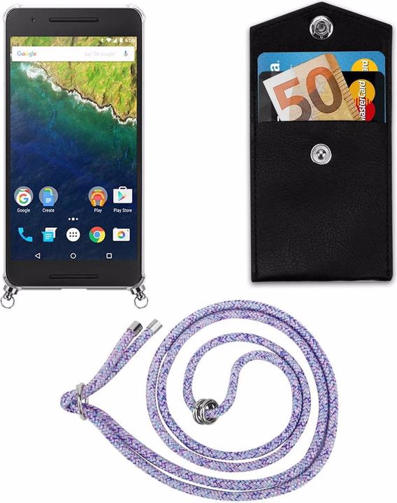 Produktbild Cadorabo TPU Handy Kette SILBER Cover