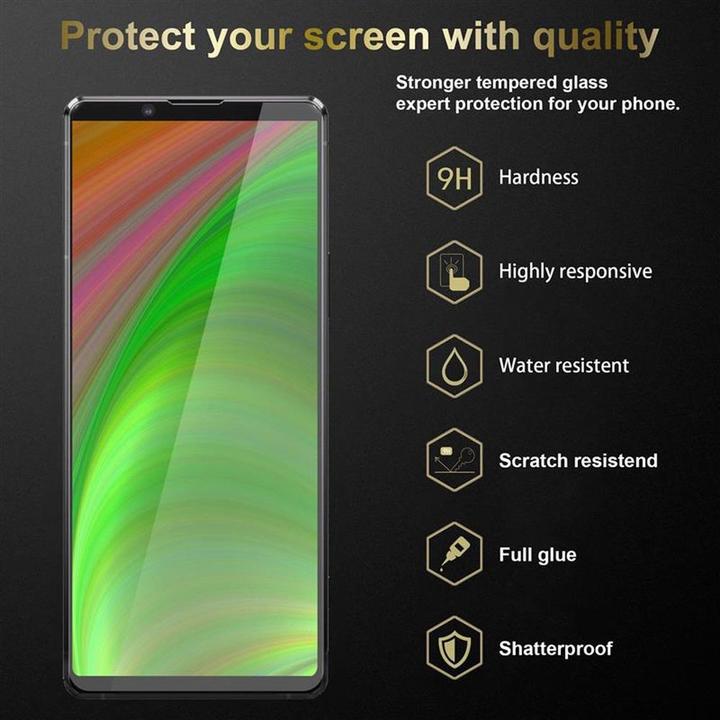 Actual product image Cadorabo display protection glass (1 Piece, Sony Xperia 1 II)