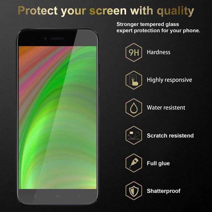 Produktbild Cadorabo Vollbild Displayschutzglas (1 Stück, Xiaomi Mi 5X)