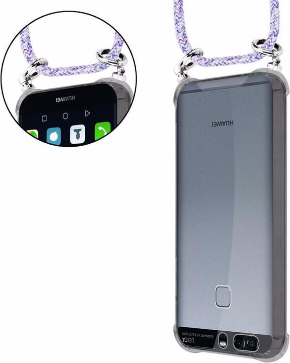 Produktbild Cadorabo TPU Handy Kette SILBER Cover