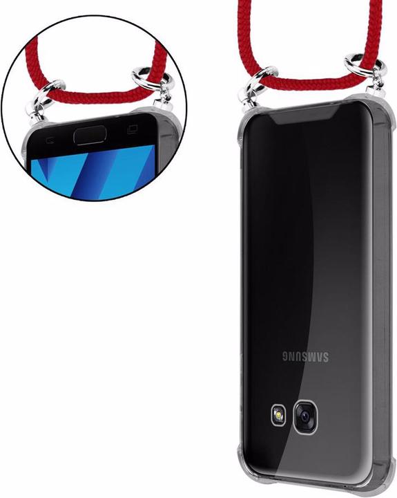 Produktbild Cadorabo TPU Handy Kette SILBER Cover