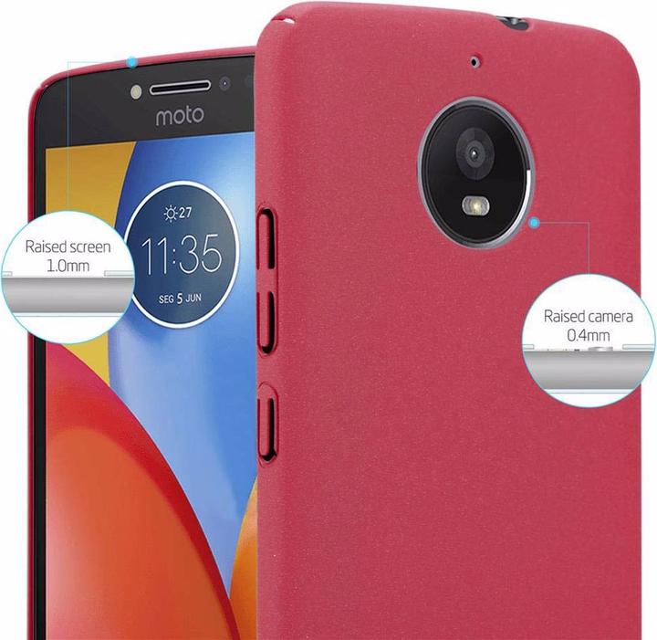 Actual product image Cadorabo Hard Cover Frosty Cover (Motorola Moto E4)