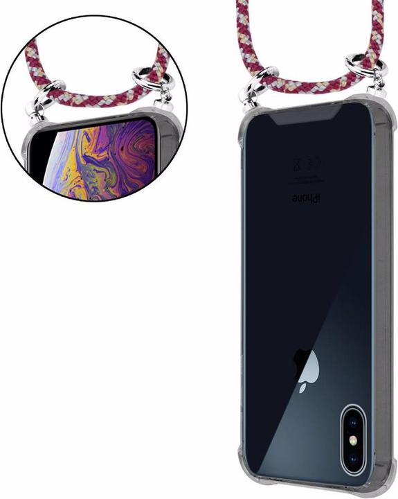 Produktbild Cadorabo TPU Handy Kette SILBER Cover