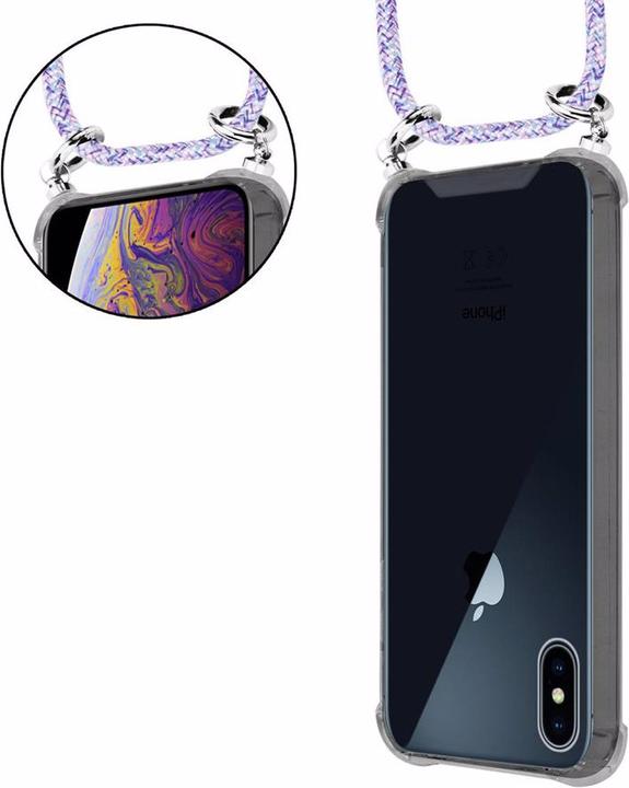 Produktbild Cadorabo TPU Handy Kette SILBER Cover