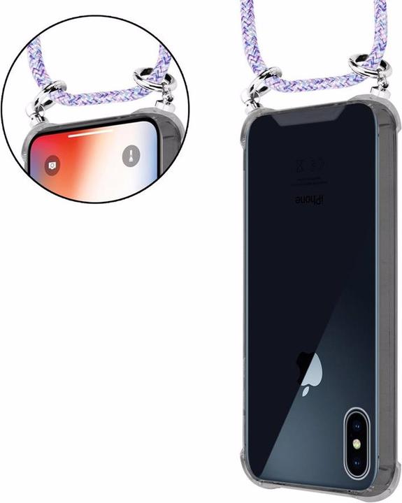 Produktbild Cadorabo TPU Handy Kette SILBER Cover