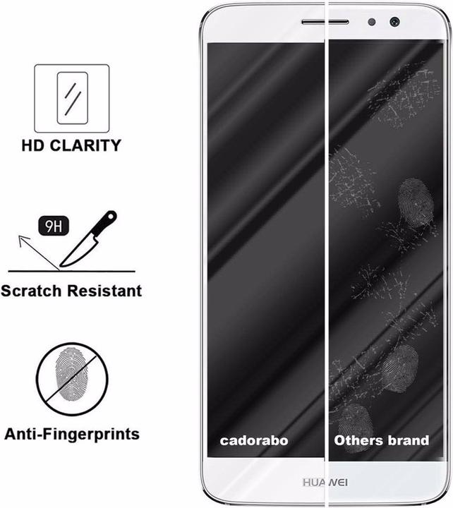 Actual product image Cadorabo Full screen display protection glass (1 Piece, Huawei Nova Plus)
