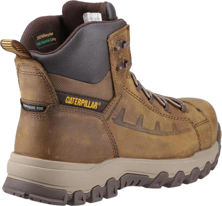 Actual product image Cat Mens Threshold Rebound Grain Leather Composite Toecap Safety Boots (43)