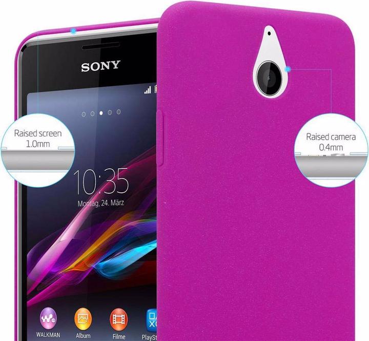 Actual product image Cadorabo Hard Cover Frosty Cover (Sony Xperia E1)