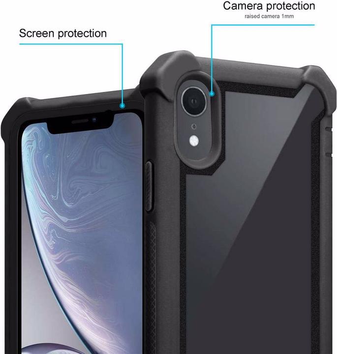 Image du produit Cadorabo Couverture acrylique hybride 2 en 1 (Apple iPhone XR)