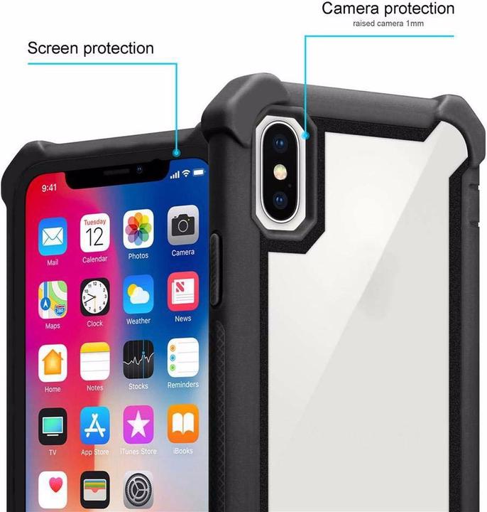 Produktbild Cadorabo Hybrid 2-in-1 Acrylic Cover (Apple iPhone X)