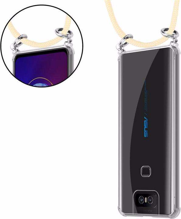 Produktbild Cadorabo TPU Handy Kette SILBER Cover