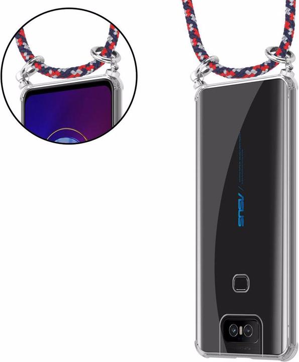 Produktbild Cadorabo TPU Handy Kette SILBER Cover