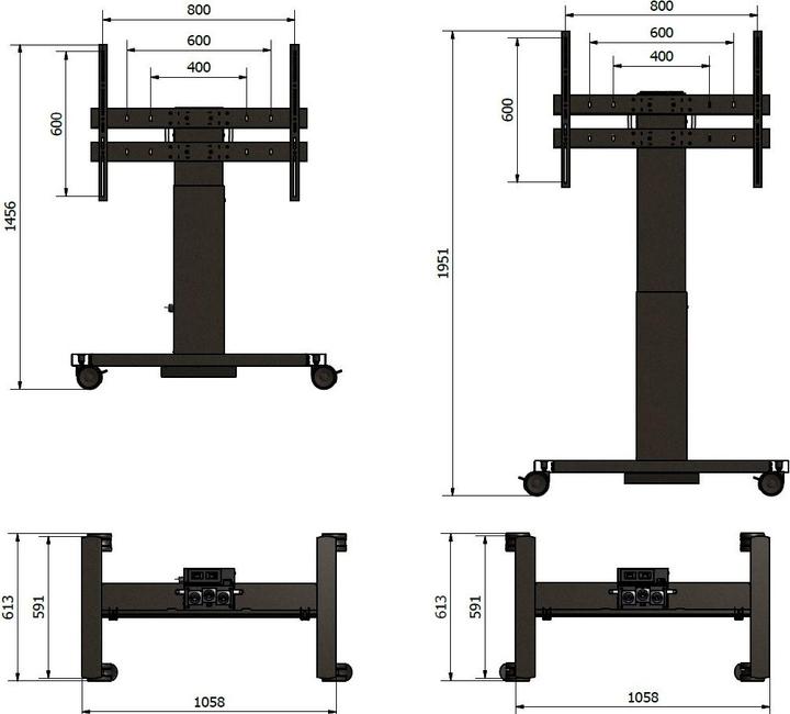Actual product image DSS Mobilift 0049sw (Universal, 110", 150 kg)