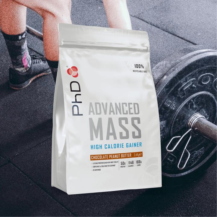 Actual product image PhD Nutrition Advanced Mass 5.4kg (Chocolate Peanut Butter, 1 pcs., 5400 g)