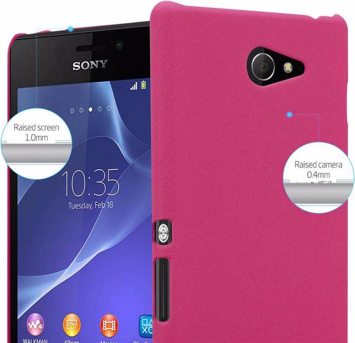Productafbeelding Cadorabo Harde kaft Frosty Cover (Xperia M2, Xperia M2 Aqua)