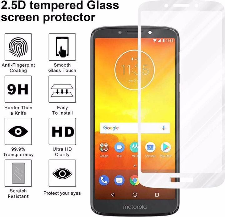 Immagine prodotto Cadorabo Vetro di protezione del display a schermo intero (1 Pezzo/i, Motorola Moto E5)