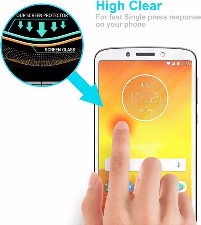 Immagine prodotto Cadorabo Vetro di protezione del display a schermo intero (1 Pezzo/i, Motorola Moto E5)